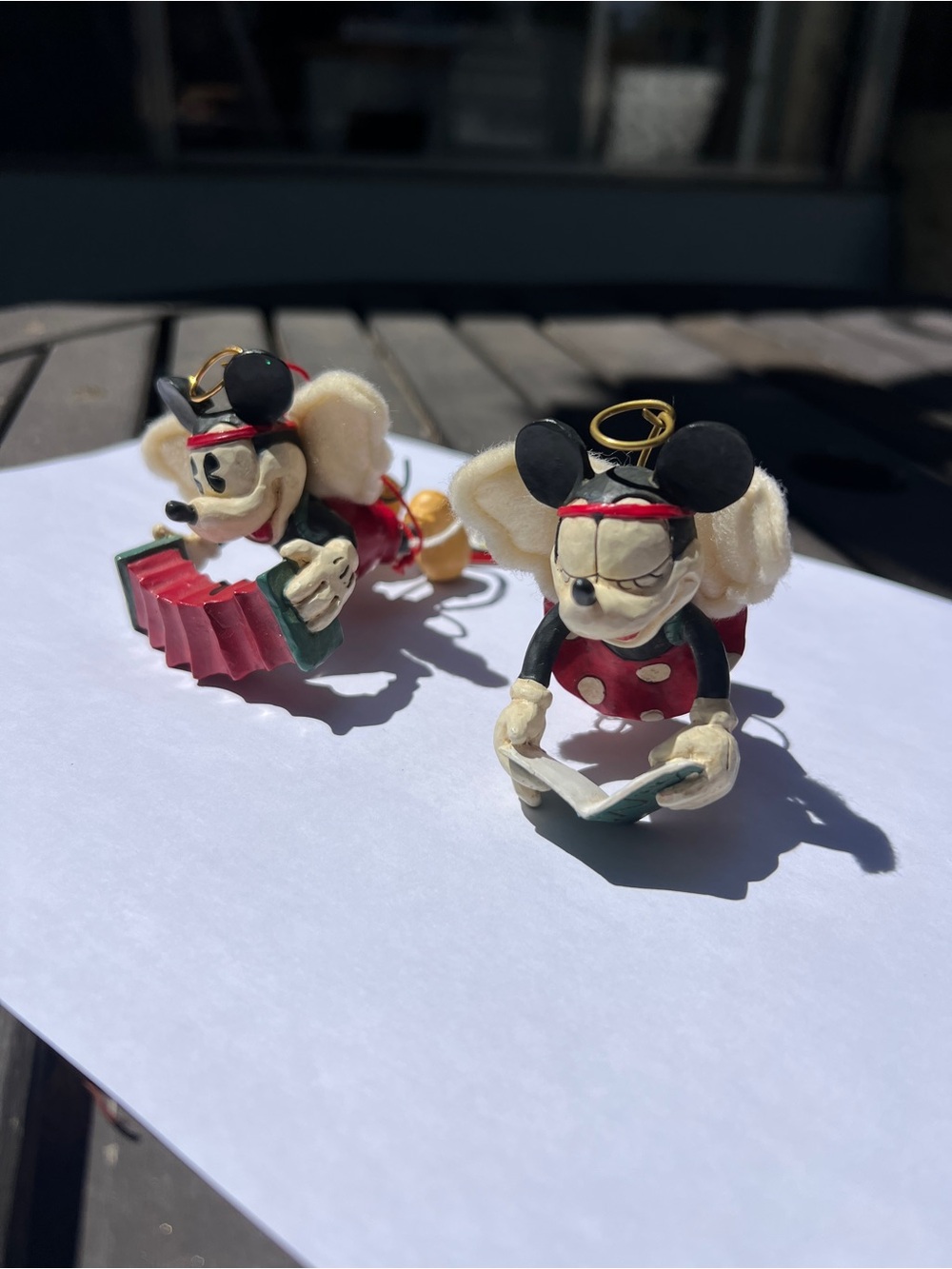 Midwest Mickey & Co. Disney Singing Angels Set - Mickey & Minnie, Tags - Picture 2 of 9